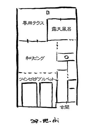 客室間取り
