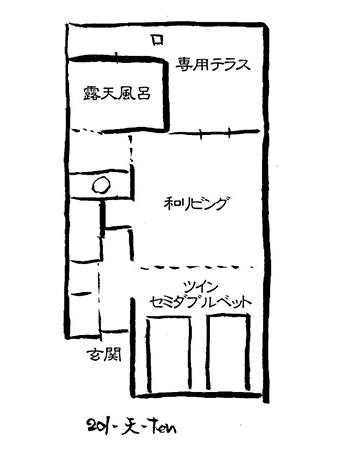 客室間取り